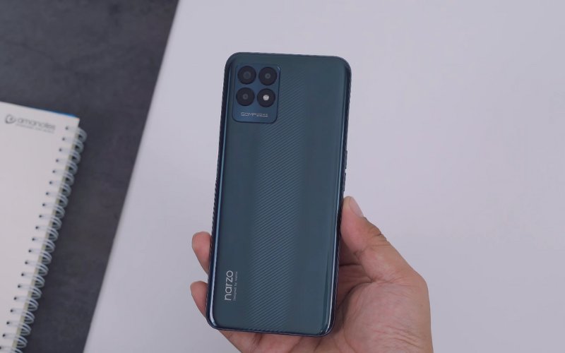 Thiết kế trẻ trung, độc đáo của Realme Narzo 50 4G