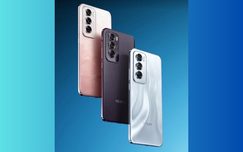 OPPO Reno12 có 3 tuỳ chọn màu sắc là Hồng, Đen và Trắng Bạc 