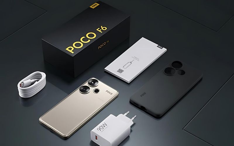 Dung lượng pin và sạc trên Xiaomi Poco F6 5G