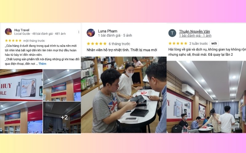 Những đánh giá và nhận xét của khách hàng khi mua điện thoại realme tại Đức Huy Mobile