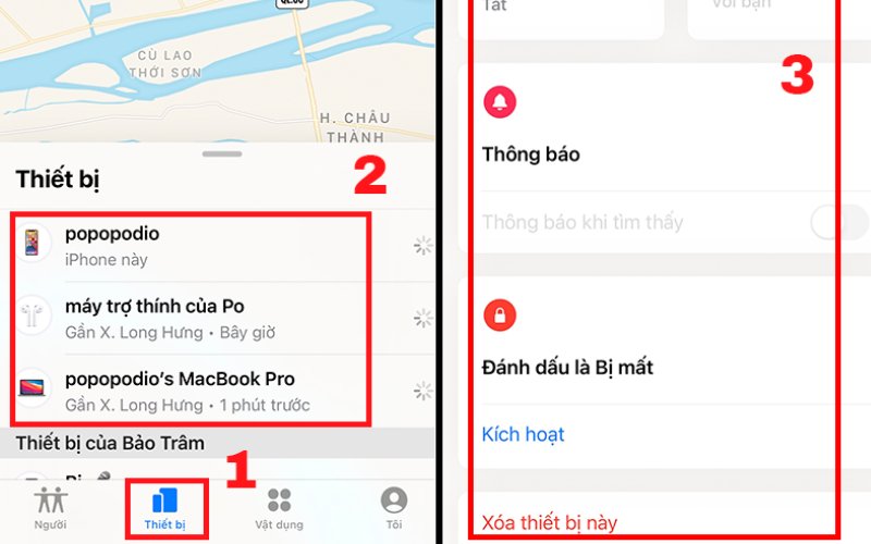Cách xem vị trí qua ứng dụng Find My