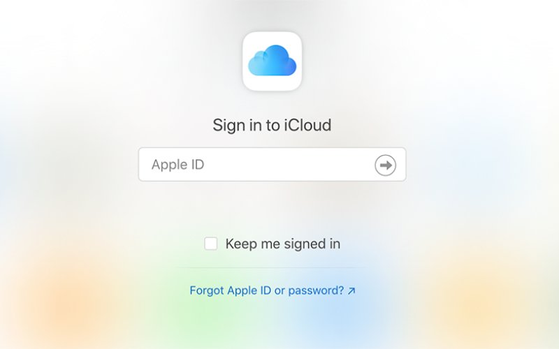 Cách xem vị trí qua website iCloud.com