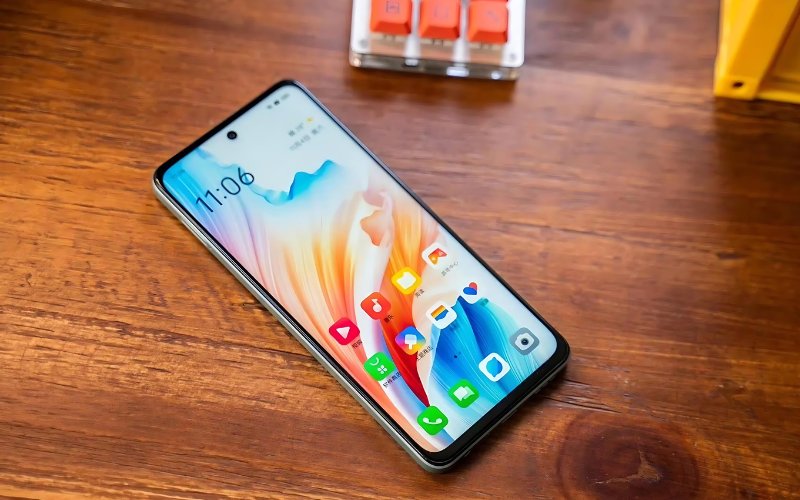 Màn hình Oppo A3x trang bị tần số quét 120hz