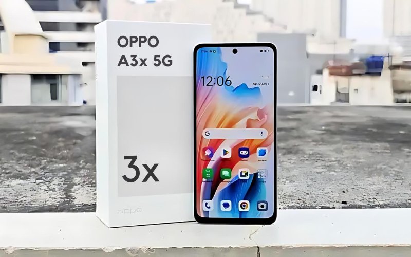 Pin và sạc Oppo A3x là 5100 mah, 45w