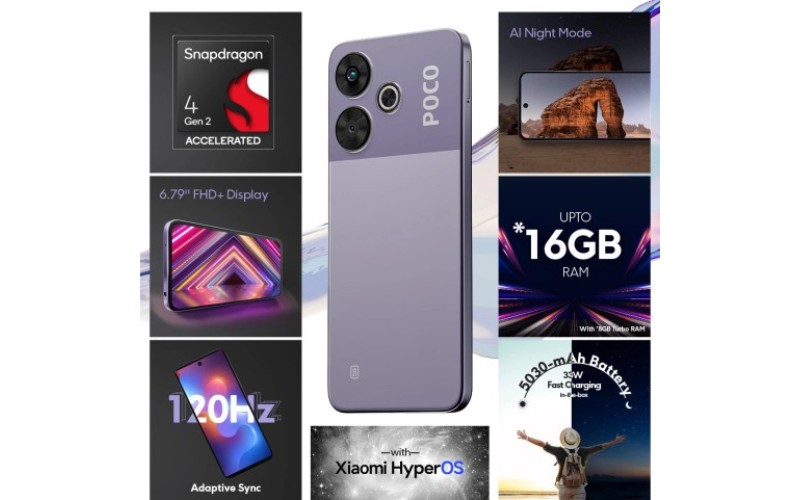 Xiaomi POCO M6 Plus 5G có hiệu năng mạnh mẽ