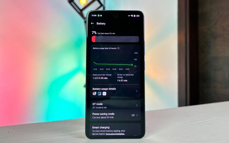 Pin và sạc Realme Narzo 70 Turbo 5G