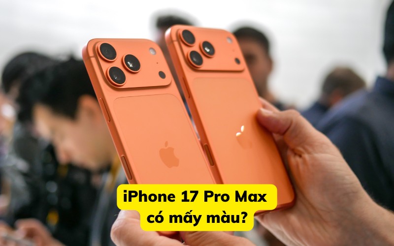 iPhone 17 Pro Max có mấy màu