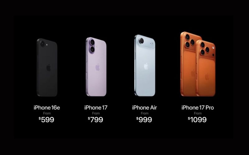 cấu hình iPhone 17 series