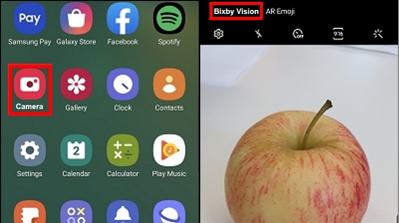 Cách kích hoạt Bixby Vision