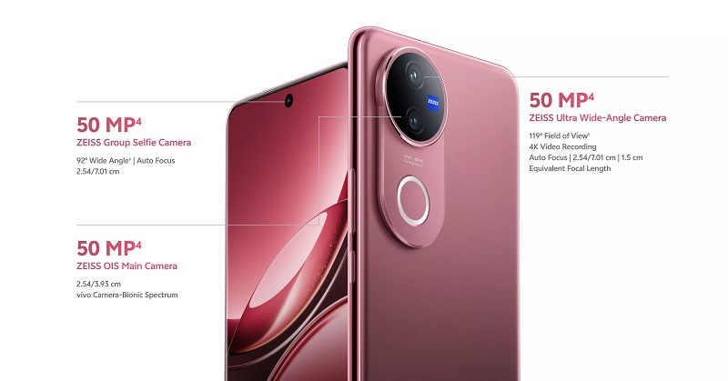 vivo V50 có cụm camera 50MP chất lượng