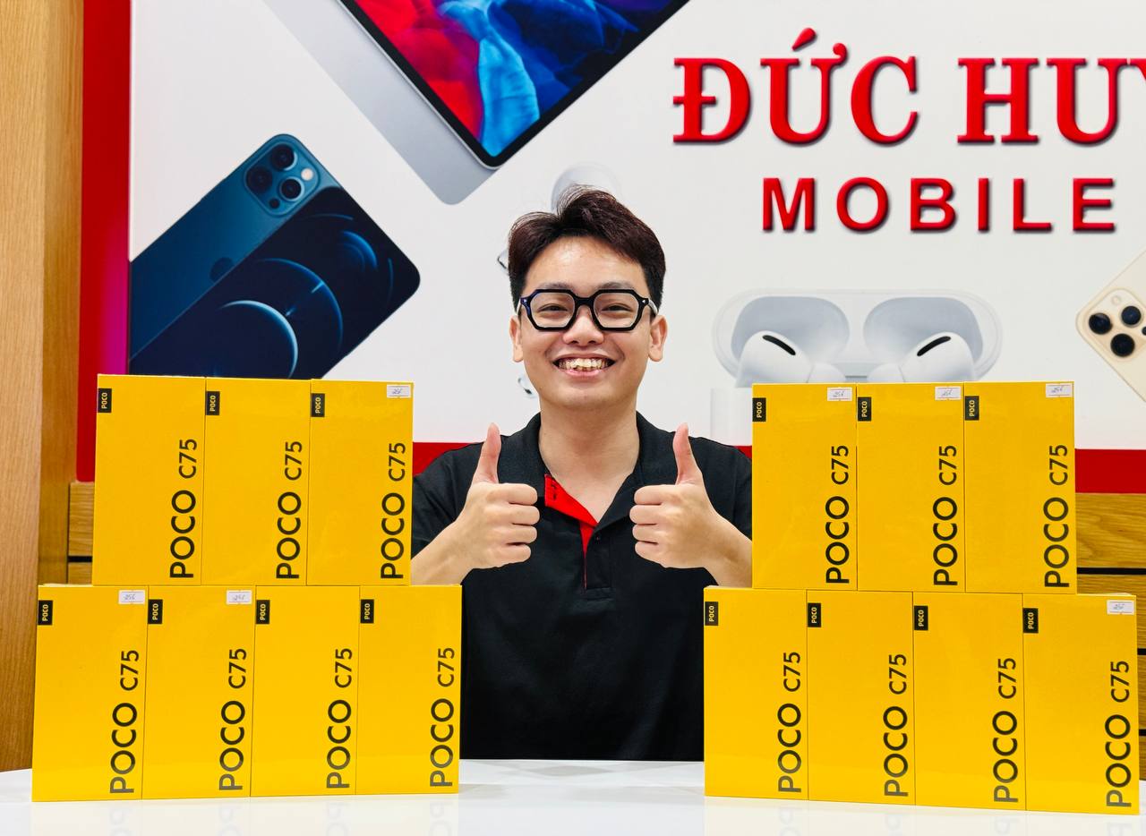 Poco C75 có giá tốt nhất tại Đức Huy Mobile