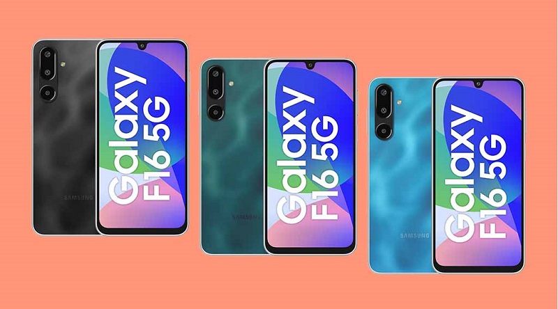 Mặt sau của Samsung Galaxy F16 5G có cảm biến chính 50 megapixel