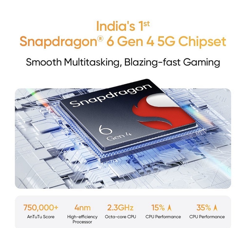 realme P3 5G chính thức ra mắt với chip Snapdragon 6 Gen 3 
