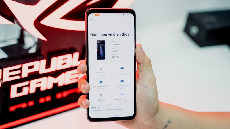 đánh giá tổng quan cấu hình hiệu năng Asus RogPhone 7 9