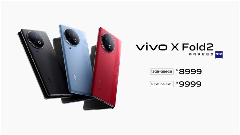 vivo X Fold2 giá bán và màu sắc 1