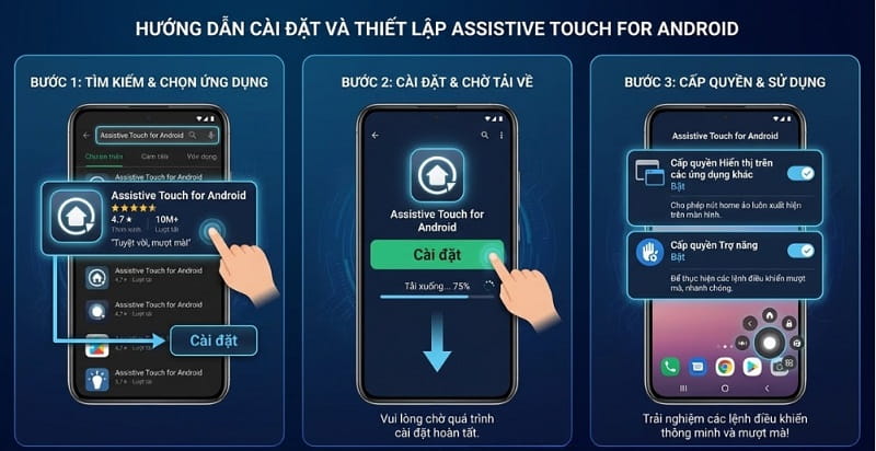 Cách kích hoạt nút Home ảo trên điện thoại Android