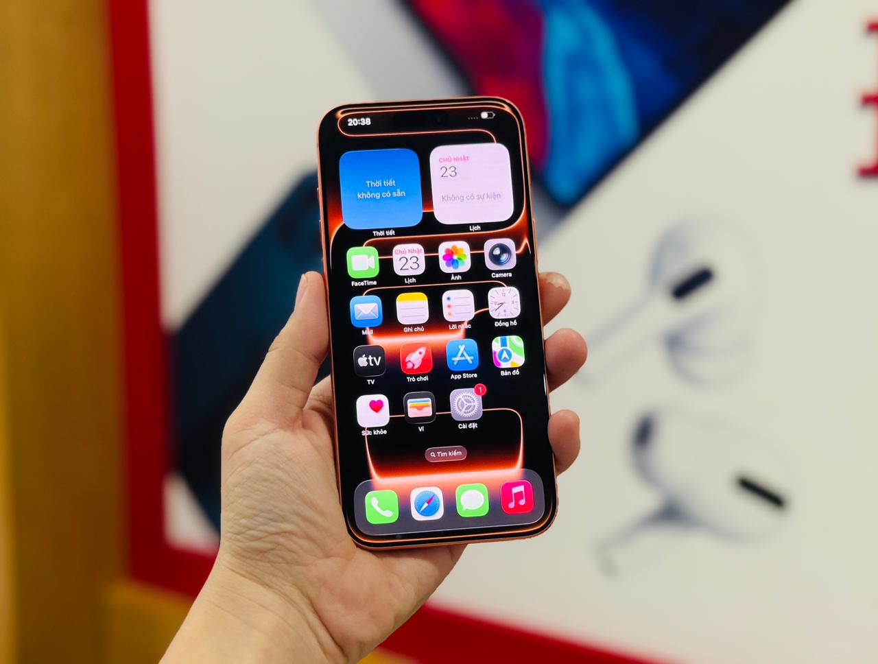 Khóa xoay màn hình giúp giữ nguyên hướng hiển thị trên iPhone