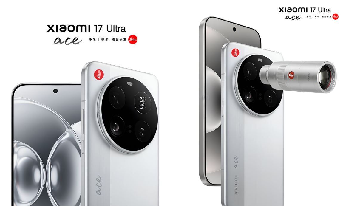 camera Xiaomi 17 Ultra nổi bật với logo Leica màu đỏ 