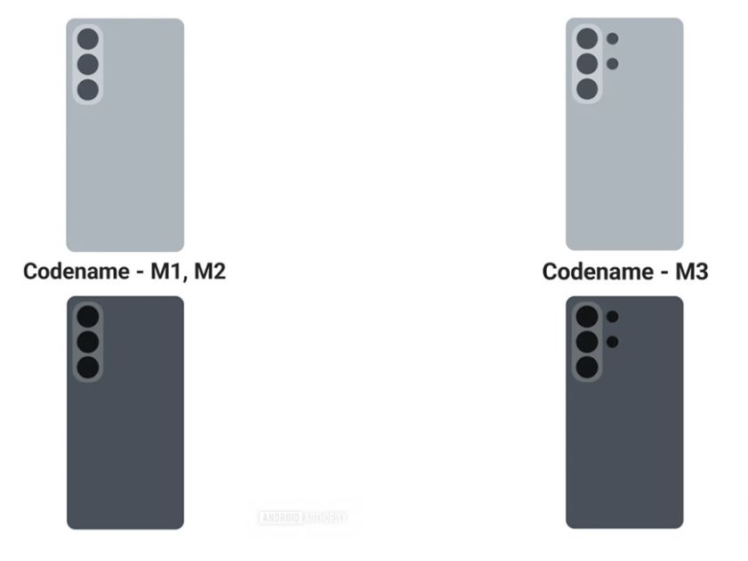 Ảnh render của dòng Galaxy S26