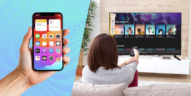 Cách kết nối iPhone với tivi 