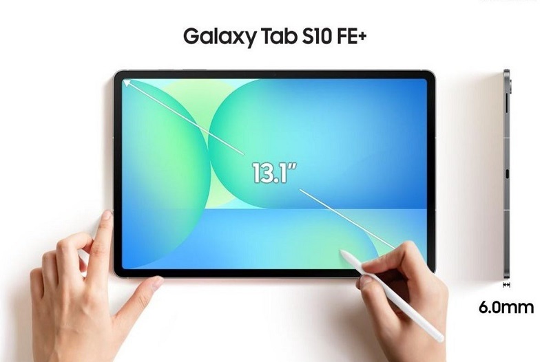 Galaxy Tab S10 FE Plus có màn hình lớn 13.1 inch