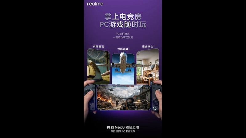 realme Neo 8 hỗ trợ chơi game PC
