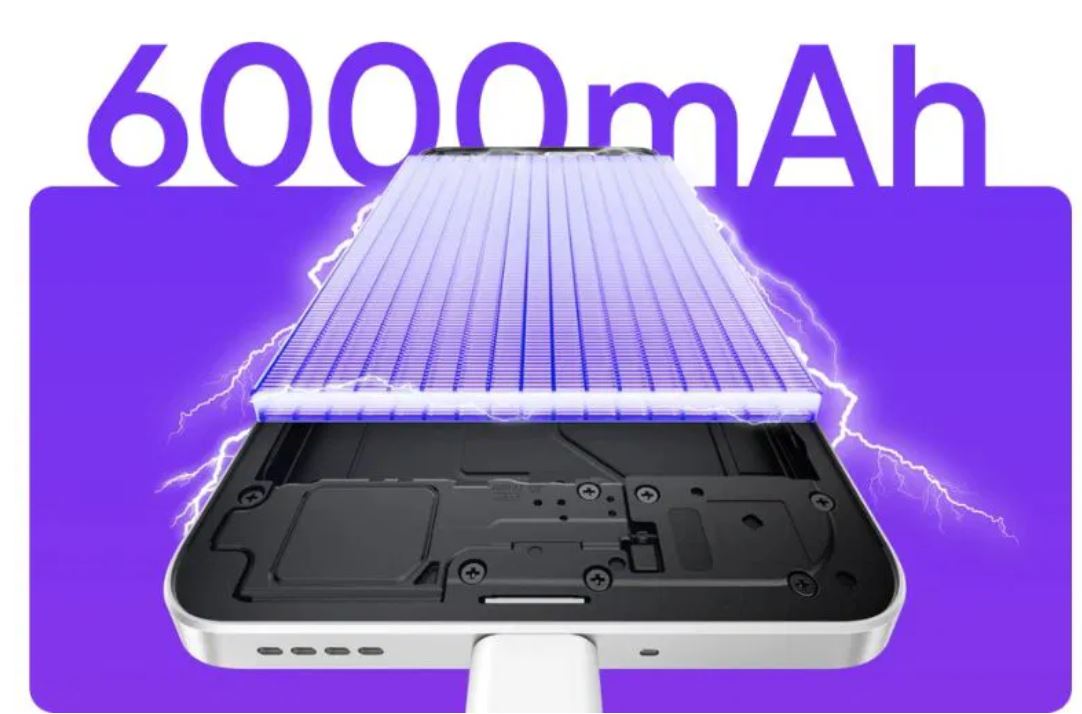 Realme P3x 5G có pin khủng 6000 mAh