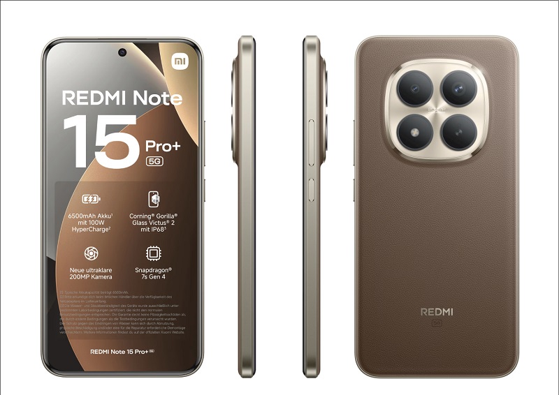 Redmi Note 15 Pro Plus có thiết kế trẻ trung