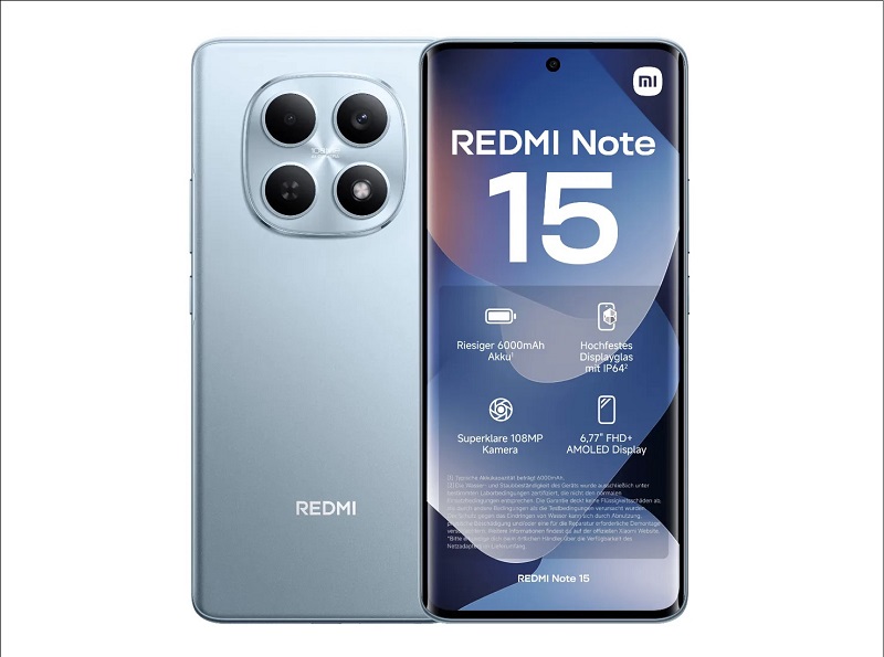 Redmi Note 15 có thiết kế trẻ trung