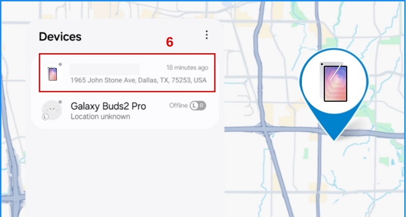 Lựa chọn thiết bị cần khôi phục