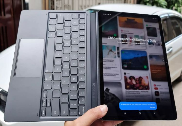 thiết kế Bao da Book Cover KeyBoard Galaxy Tab S7 Plus