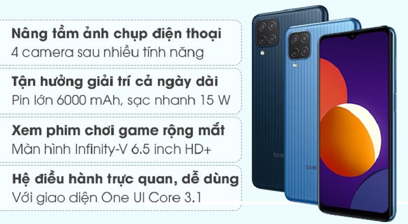 tính năng Samsung Galaxy M12 (3GB | 32GB)