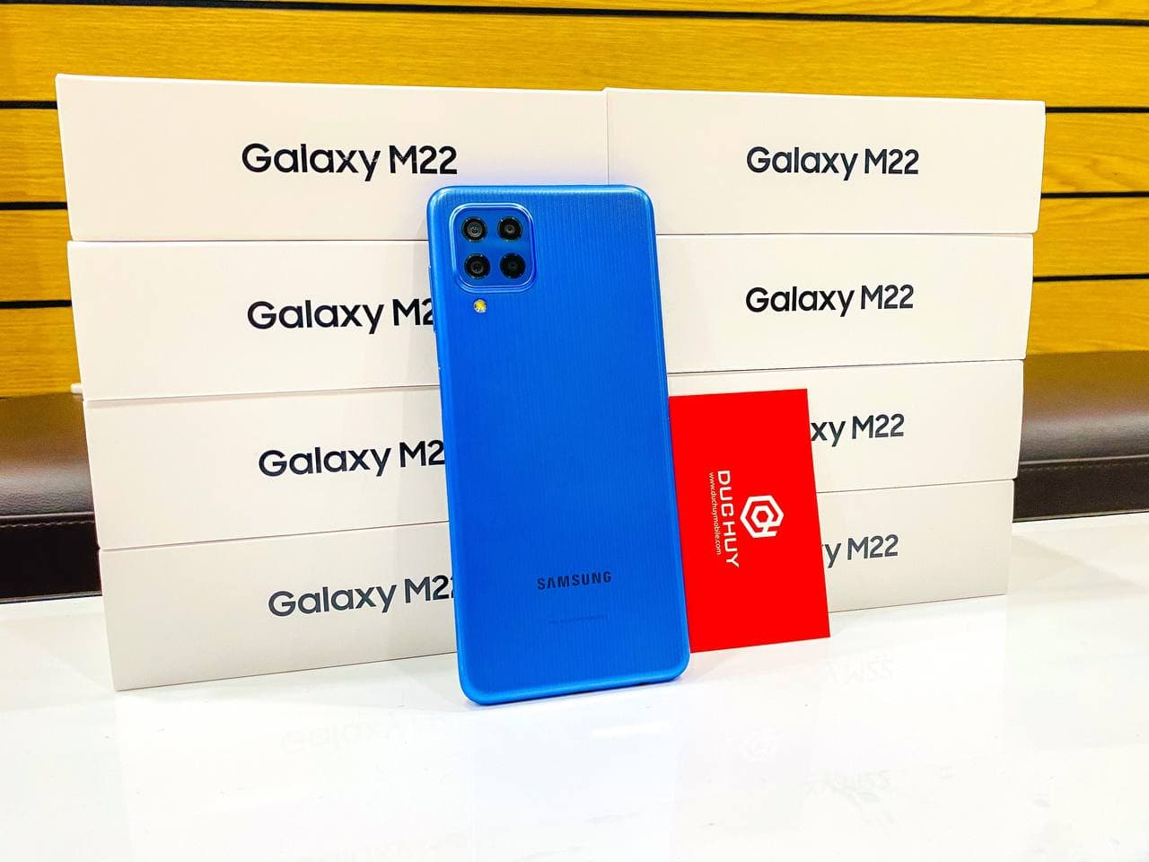 Samsung Galaxy M22 sẵn hàng tại Đức Huy Mobile
