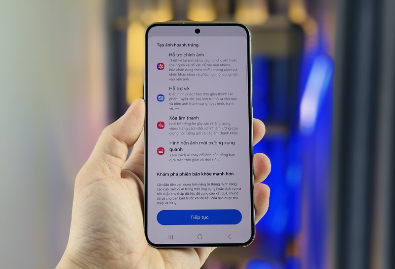 Galaxy S25 hỗ trợ dung lượng pin ổn định, và có nhiều tính năng AI