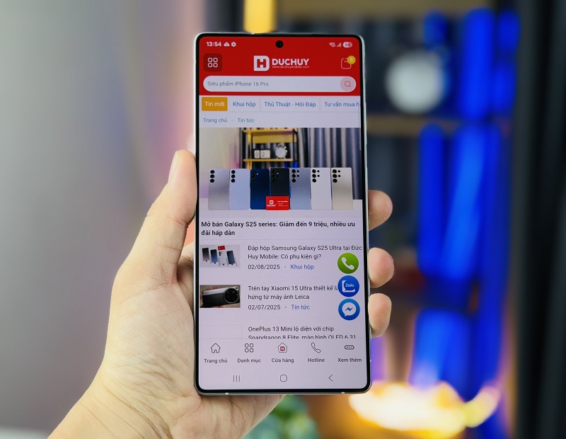 Samsung Galaxy S25 Ultra 5G 1TB có màn hình viền mỏng hơn