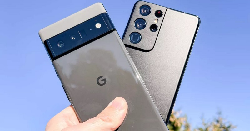 So sánh thiết kế Google Pixel 6 Pro vs Galaxy S21 Ultra 5G