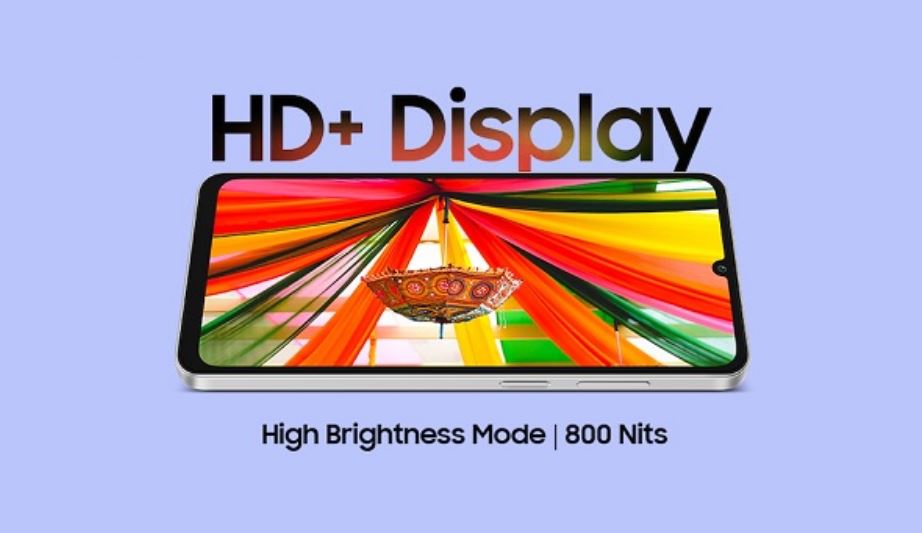 Samsung Galaxy F06 5G có màn hình giọt nước