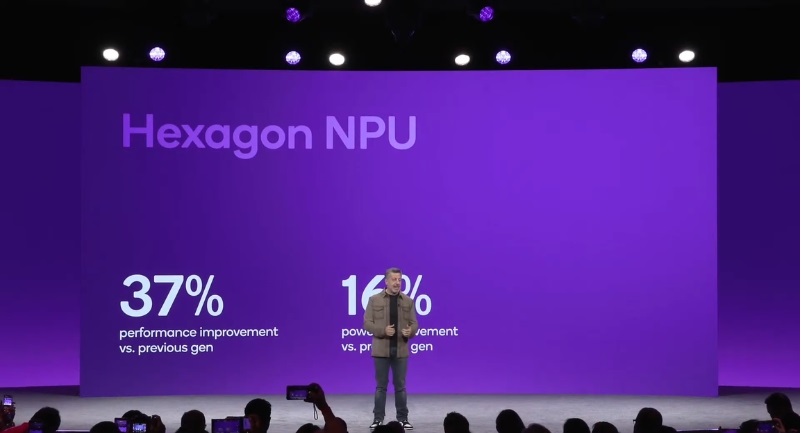 Chip tích hợp NPU Hexagon thế hệ mới, nhanh hơn 37%