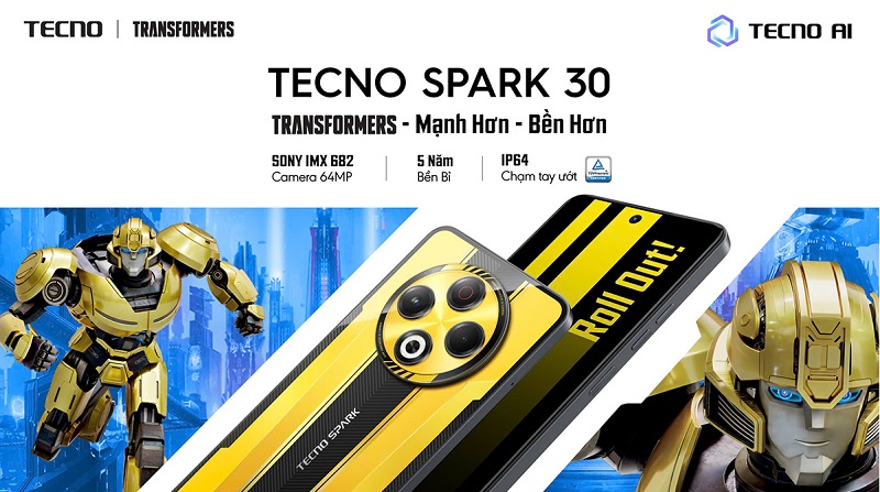 Thông số camera TECNO Spark 30 cực ấn tượng