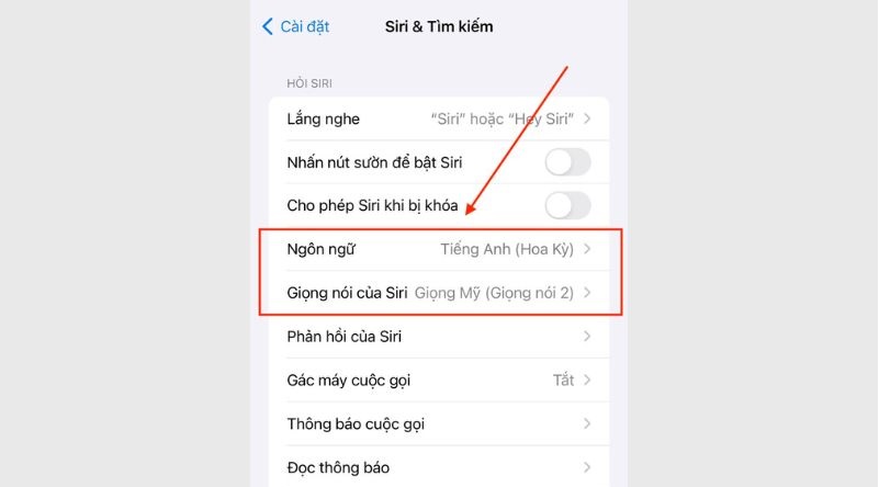 Cách thay đổi giọng nói của Siri
