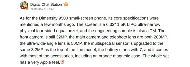 Thông tin cấu hình OPPO Find X9s Pro 