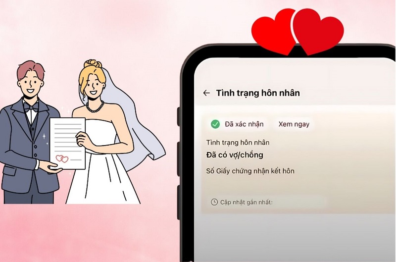 cách kiểm tra tình trạng hôn nhân trên ứng dụng VNeID