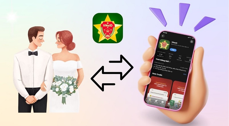 Cách tích hợp tình trạng hôn nhân trên VNeID