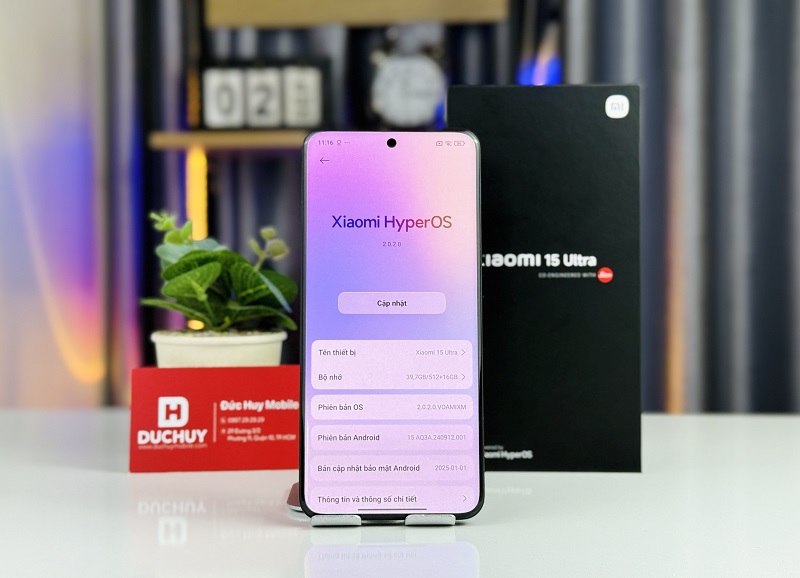 Xiaomi 15 Ultra chạy chip Snapdragon 8 Elite mạnh mẽ