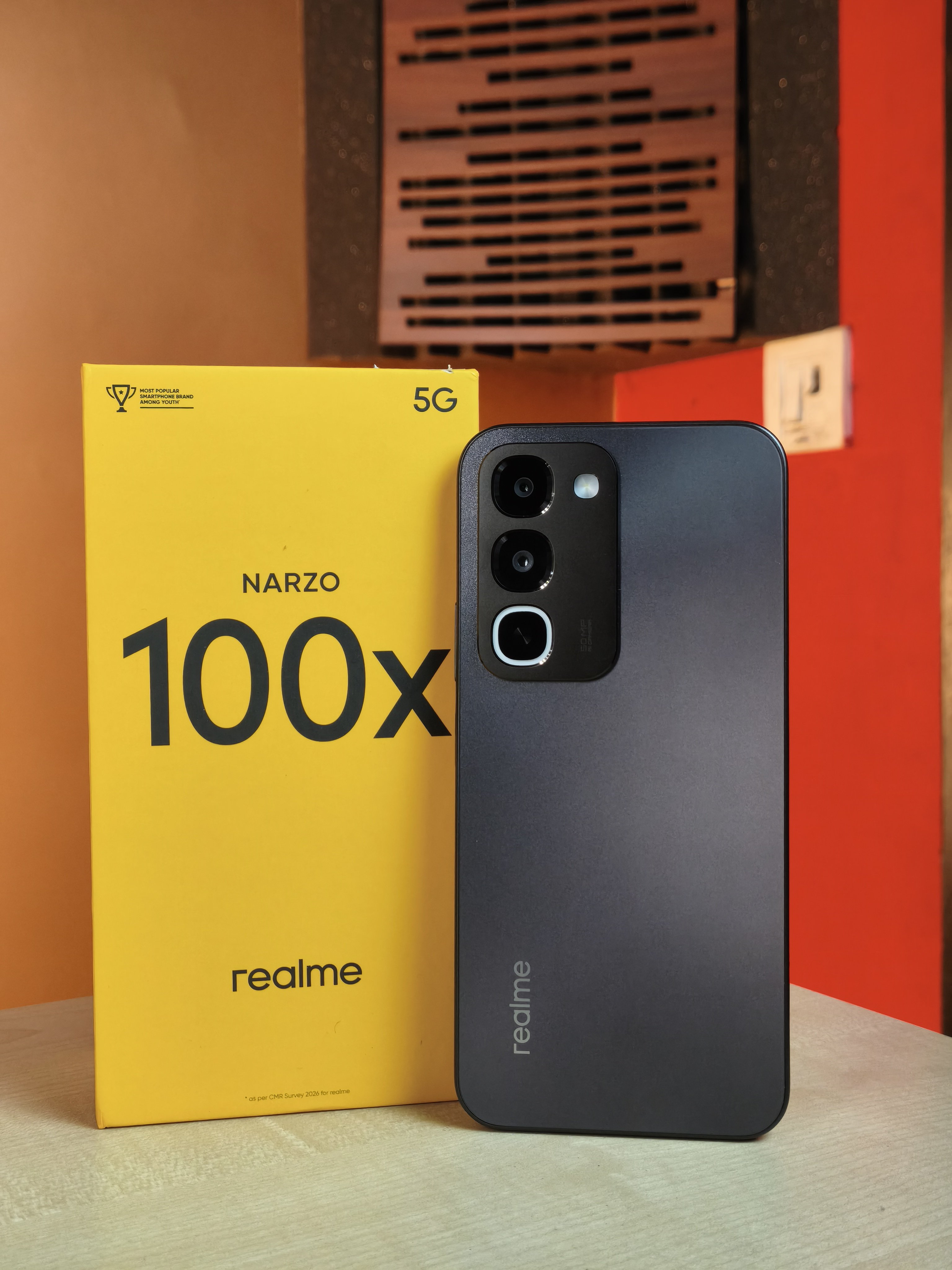 Realme Narzo 100x sử dụng camera chính độ phân giải 50MP