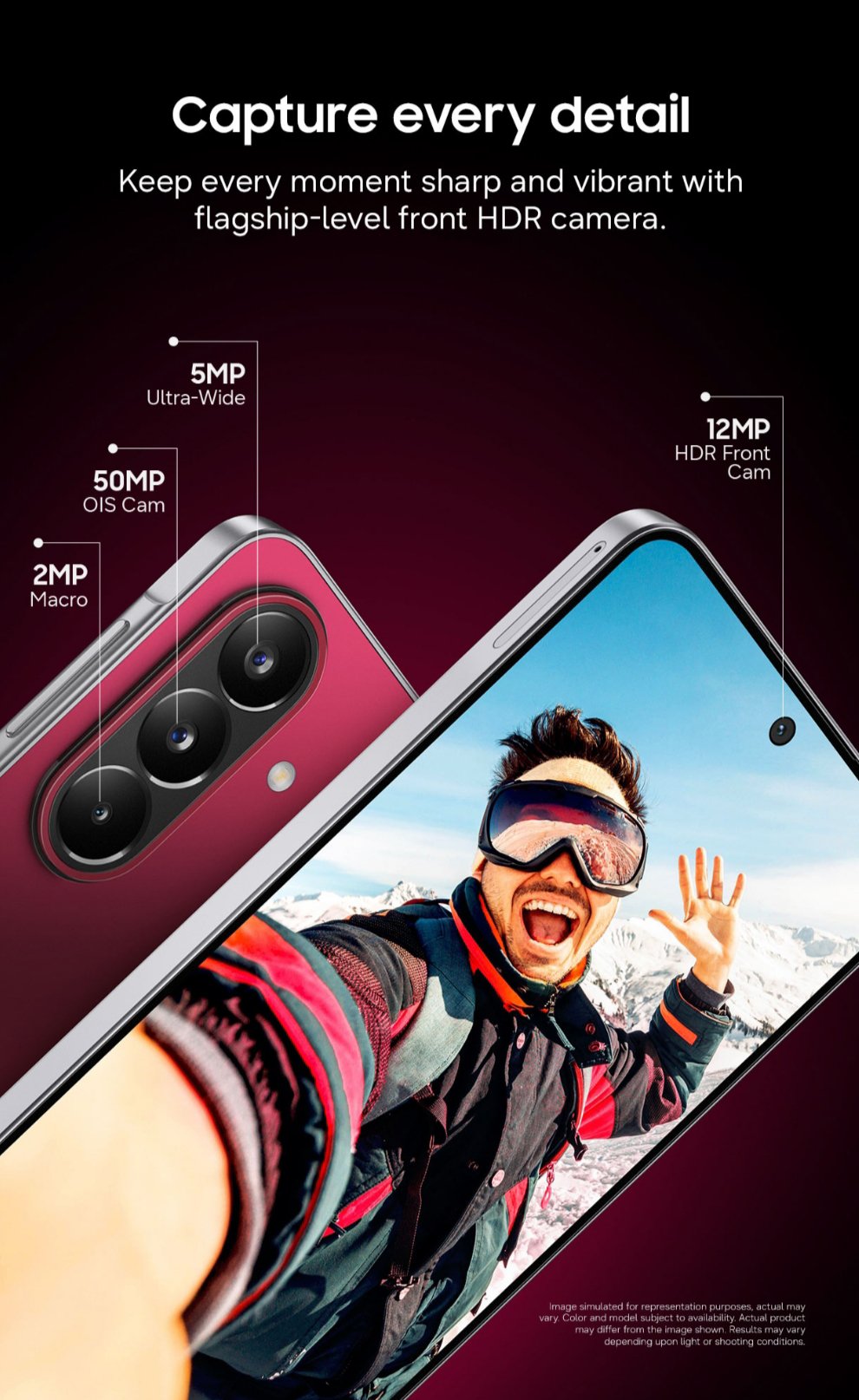 Samsung Galaxy M47 5G trang camera sau 50MP