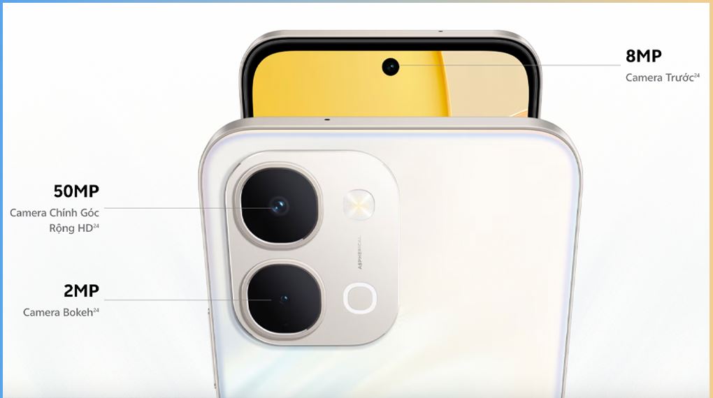 vivo Y31d có camera chính 50MP
