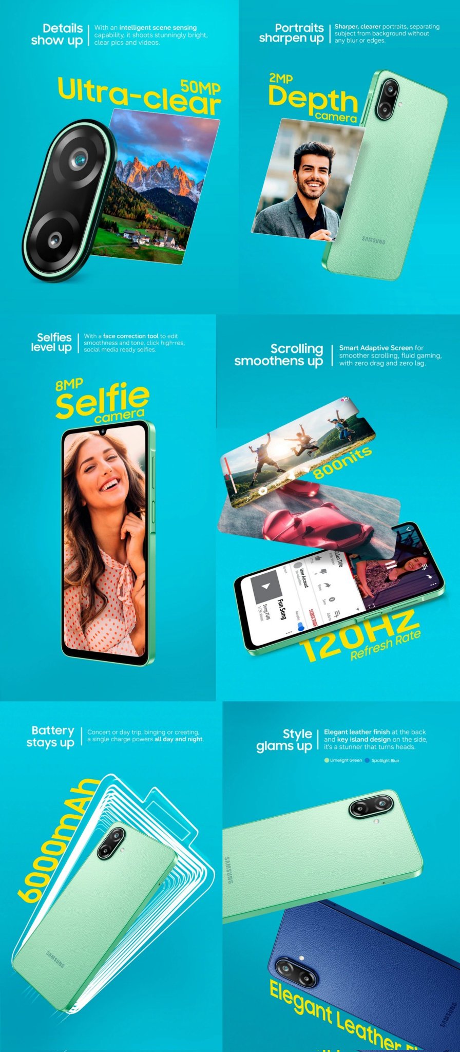 Samsung Galaxy F70e trang bị vi xử lý MediaTek Dimensity 6300