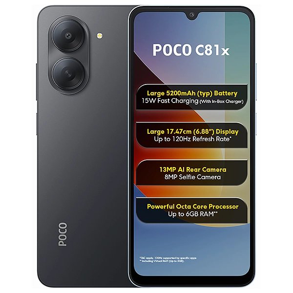 Poco C81x được trang bị chip Unisoc T7250