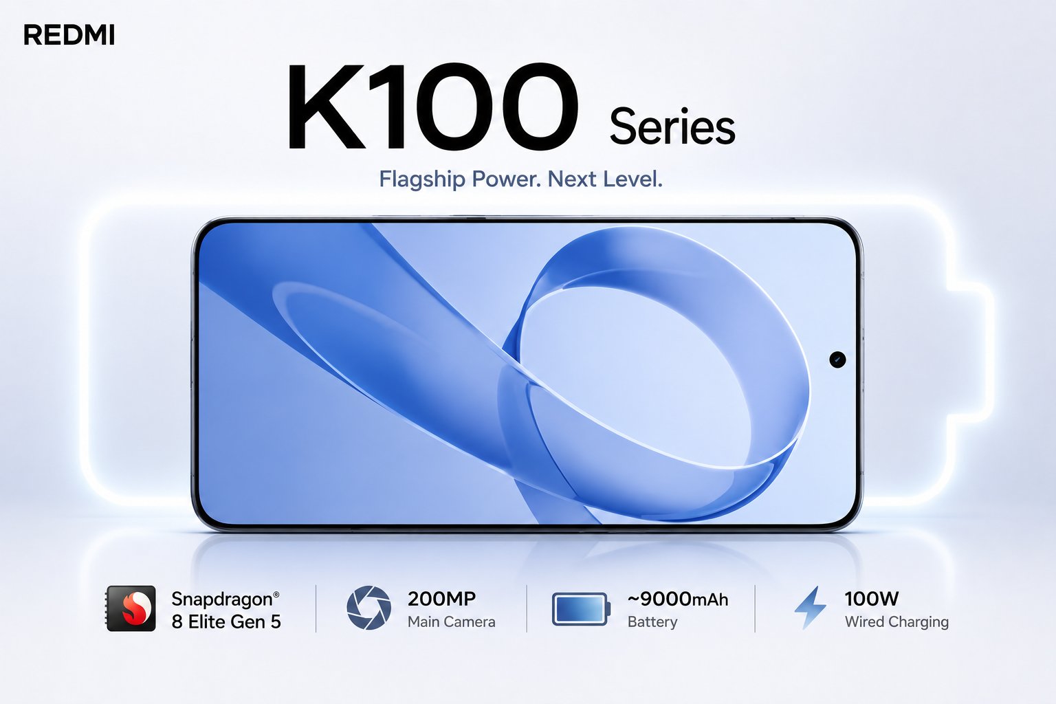 Redmi K100 Pro được trang bị vi xử lý Qualcomm Snapdragon 8 Elite Gen 5